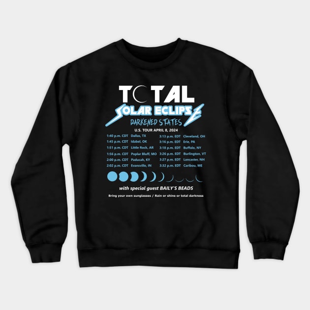 Total Solar Eclipse 2024 Crewneck Sweatshirt by Bigfinz